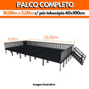 Palco Completo 10x5 com de altura 60cm x 100cm
