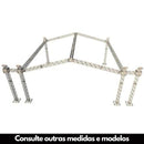 Cobertura 2 águas  10x10x5 com FLY - P30