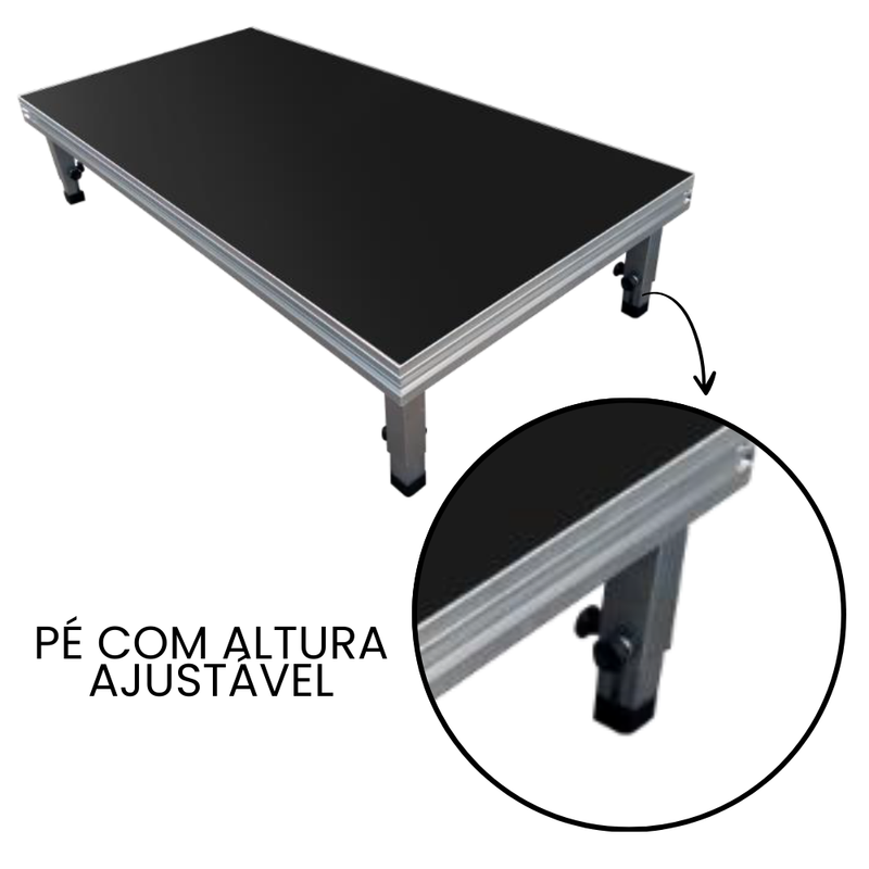 PÉS TELESCÓPIO PARA PRATICAVEL