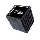 Ponteira para pé praticável 60x60mm