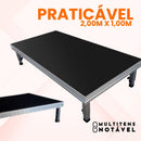 PRATICÁVEL 2,00M X 1,00M ALUMINIO