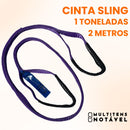 Sling 1 Tonelada - Cinta de Elevação - 2 Metros