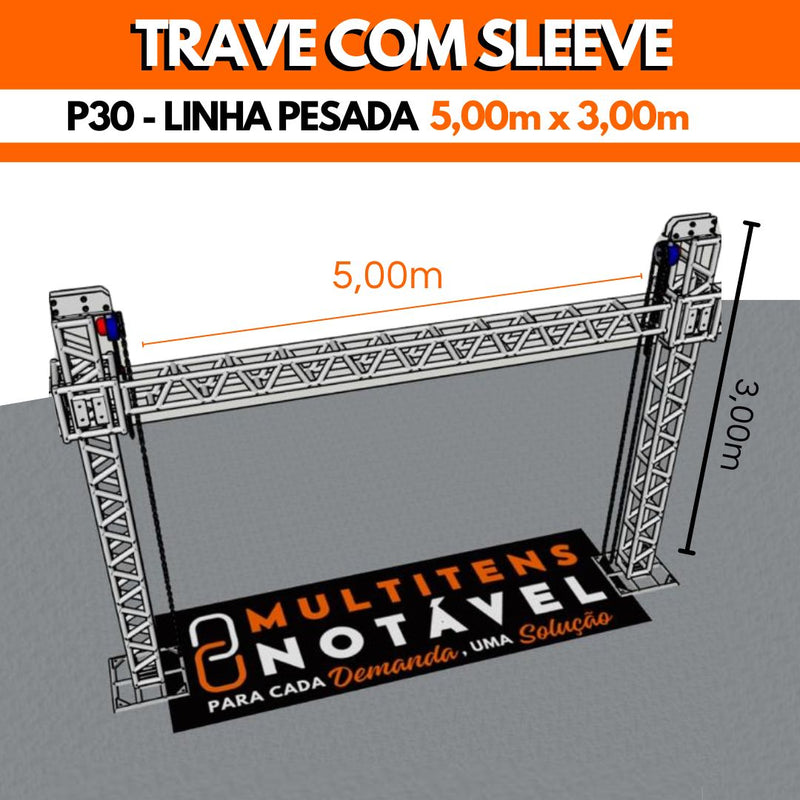 Trave 5x3 com Sleeve  - P30